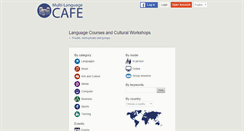 Desktop Screenshot of multilanguagecafe.com